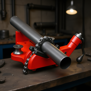 Tornillo de Cadena de 1/2 a 8 Pulgadas de Capacidad, de Hierro Fundido, Operación Manual, para Reparaciones de Plomería y Automotrices - Product Image 2