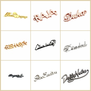 Etiquetas de Metal Personalizadas para Ropa, Diseño de Logotipo, Etiquetas para Equipaje, Etiquetas de Metal para Prendas, Etiquetas de Marca Personalizadas para Equipaje - Product Image 3