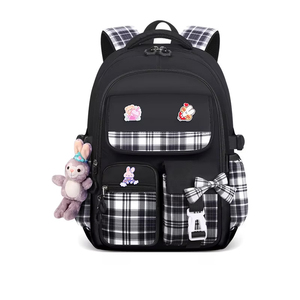 Schoolbag Primary School Pupils 1-9 Grade Lo-burden Girls Junior Senior High School Children 6-15 Years Old <b>Pack</b> Bag - Product Image 1
