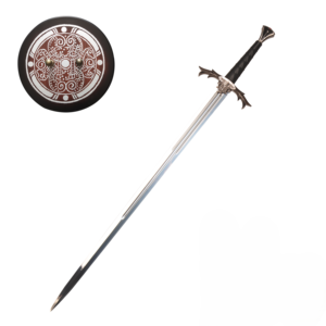 <span class=keywords><strong>Épée</strong></span> du <span class=keywords><strong>roi</strong></span> Arthur de 100 cm (0,9 kg) très populaire (sans fourreau, avec garde) pour collection et cosplay - Product Image 1