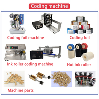 Encodeur pneumatique industriel multi-lignes, encodeur de date, imprimante de numéro de lot pour machine d'emballage de sachets de café en poudre