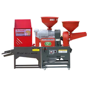 DAWN AGRO Home Use Vibratory Screen Combined Rice Mill Machine Milling Broken Rice Separator Paddy Straw Cleaning Equipment