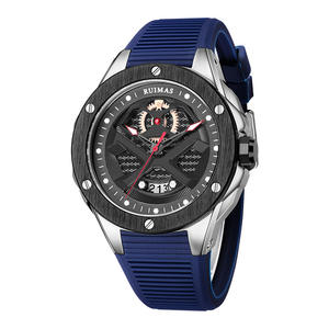 Nouvelle montre pour hommes sport bracelet en silicone montre-bracelet à quartz montre pour hommes élégante et sophistiquée - Product Image 6