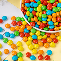 Dulces y Golosinas, Chocolates en Forma de Frijol, Caramelos de Gelatina, Chocolate al por Mayor, Caramelos de Fructosa con Sabor a Frutas de Colores