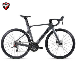 Bicicleta de Carretera de Fibra de Carbono 700c, 22 Velocidades, Frenos de Disco Hidráulicos, Aero Racing con Ruedas de Aluminio para Uso Urbano en Adultos, Q-R10pro-disc (sport)-RS - Product Image 3
