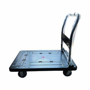 Prix de gros d'usine Petit <span class=keywords><strong>chariot</strong></span> en métal portable et durable de <span class=keywords><strong>300kg</strong></span> avec clôture <span class=keywords><strong>Chariot</strong></span> tiré à la main <span class=keywords><strong>pliable</strong></span> à trois côtés Personnalisable OEM - Product Image 1