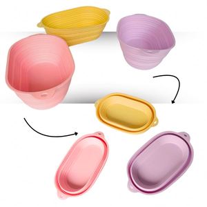 Moule en silicone flexible ovale, écologique, pour pain et gâteaux, antiadhésif et compatible lave-vaisselle, utilisation au four, qualité alimentaire - Product Image 4