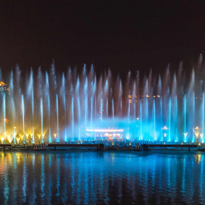 Jets d'eau puissants, spectacle de lumière LED éblouissant, fontaine musicale d'eau de luxe haut de gamme pour extérieur - Product Image 3