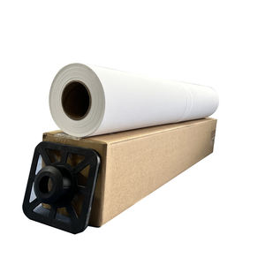 Rollo de tela de lona de poliéster blanco de inyección de tinta barata de gran formato 100gsm - Product Image 3