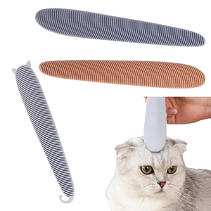 Nuevo diseñado para imitar a un gato lamiendo una púa, cepillo removedor de pelo para gatitos, peine para el cuidado de mascotas, forma de lengua, masaje, cepillo de silicona para gatos - Product Image 1