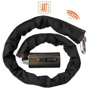 Antivol de chaîne personnalisé pour vélo, résistant à l'usure, durable, pour VTT, vélo de route et moto, <span class=keywords><strong>alarme</strong></span> 120 dB - Product Image 1