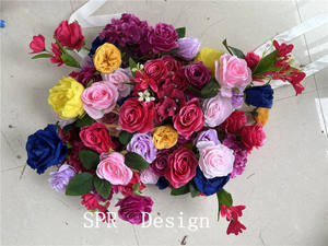 Bouquet de mariée SPR décorations de plantes artificielles fleur décorative plantes en gros soie plastique fournitures de mariage décoration - Product Image 5