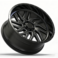 Jantes forgées sur mesure 24x14 26x16 28x16 30x16 8x170 8x180 8x6.5 Polies à déport profond pour camionnettes GMC Sierra HD RAM 1500