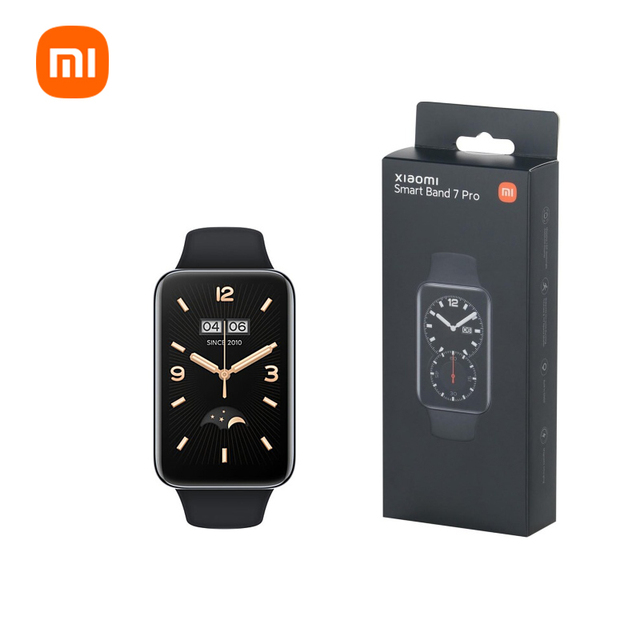Mi Band 7 Pro Fitness Tracker Smart Band 5ATM Waterproof AMOLED Display Android Compatible Color Screen GPS 235mAh Battery 1.64"