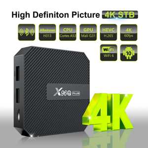 X96q cộng với Allwinner H313 <span class=keywords><strong>Android</strong></span> <span class=keywords><strong>tv</strong></span> <span class=keywords><strong>box</strong></span> 4k thông minh <span class=keywords><strong>tv</strong></span> <span class=keywords><strong>box</strong></span> với 2GB 16GB CPU BT v5.0 Mini PC và Wifi <span class=keywords><strong>Android</strong></span> 10 <span class=keywords><strong>TV</strong></span> <span class=keywords><strong>Box</strong></span> - Product Image 2