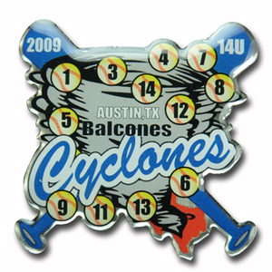 <b>Printed</b> <b>Metal</b> Craft Badges in Brass and Stainless Steel, Suitable for Business and Art Collections - Product Image 1