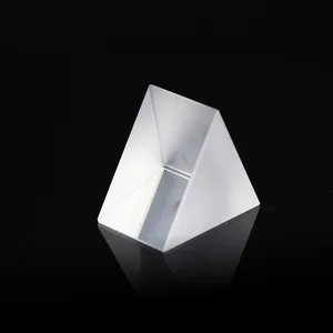 Prisma de dispersão de alta qualidade, vidro óptico de quartzo equilateral triangular