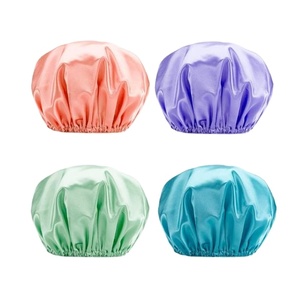 Double <span class=keywords><strong>bonnet</strong></span> <span class=keywords><strong>de</strong></span> <span class=keywords><strong>nuit</strong></span> couleur Ding <span class=keywords><strong>bonnet</strong></span> douche Soins des cheveux des femmes Mulberry soie <span class=keywords><strong>bonnet</strong></span> rond soins des cheveux maison - Product Image 2