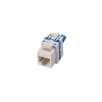 Module Ethernet RJ45 Keystone Cat.6 non blindé, rotatif sans outil, à 180 degrés, pour câblage structuré et plaque frontale
