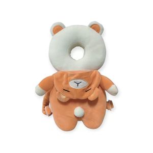 Tapis de protection pour bébé en peluche douce et élégante avec fixation fiable pour sac à dos, absorption efficace des chocs pour les chutes des tout-petits - Product Image 1