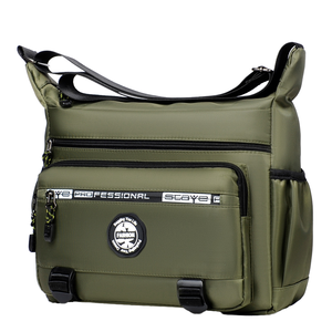 Oxford Cloth Fashion Nylon Casual Business Briefcase <b>Backpack</b> for Men <b>Lightweight</b> Durable Crossbody Shoulder Bag Zipper - Product Image 1