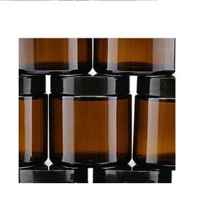 Wadah krim kosong kosmetik, baru kemasan 5g 10g 15g 20g 30g 50g bening frosted kosmetik jar amber glass mulut lebar - Product Image 3