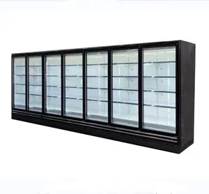 Refrigerator accessories Energy-Efficient Full Length Han oodservice Display Cabinets glasee si