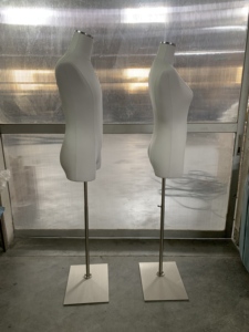 <span class=keywords><strong>Mannequin</strong></span> <span class=keywords><strong>de</strong></span> <span class=keywords><strong>couture</strong></span> professionnel en mousse, torse homme/femme, avec support métallique, pour la confection, le drapage et la présentation en vitrine - Product Image 3