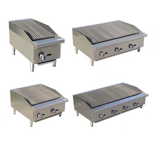 Gril à gaz professionnel de comptoir, style américain, barbecue, équipement de cuisson commercial multifonctionnel - Product Image 3