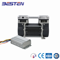 DC12V 24V 48V compresseur d'air sans huile 2L 3L 5L générateur d'oxygène aimant Permanent moteur sans balais silencieux véhicule Air pour gaz