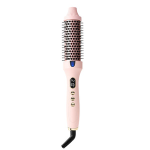Peigne chauffant multifonctionnel en plastique 3-en-1, <span class=keywords><strong>fer</strong></span> à coiffer double usage pour <span class=keywords><strong>boucler</strong></span>, lisser et donner du volume, beauté personnelle - Product Image 3