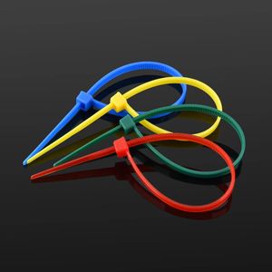 ربطة عنق من النايلون معتمدة من قبل HDS ، أسود وأبيض وطبيعي ، ربطة عنق ذاتية القفل 4 + 6 + 8 + 10 + 12 بوصة - Product Image 1