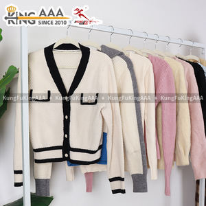 Cárdigan Vintage al por Mayor con <span class=keywords><strong>Detalles</strong></span> de Flecos para Mujer, Suéter Bohemio de Segunda Mano con Frente Abierto, Tejido Grueso Retro, Tops Casuales - Product Image 2