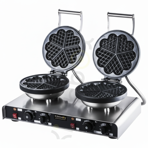 Kitchbox Industrial Commercial Flower <b>Waffle</b> <b>Maker</b> (Pack of 2) - Product Image 1