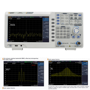 Analyseur numérique et oscilloscope XSA815TG avec écran LCD 1280x800, résolution 1Hz, bande passante 9kHz-1,5GHz - Product Image 2