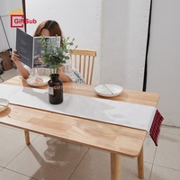 Offres Spéciales Décorations De Mariage Rouge À Carreaux Buffalo Nappes Automne Blancs De Sublimation À Manger Lin Chemins De Table De Noël