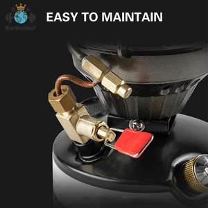450ml Benzin-Campingkocher: Tragbarer Outdoor-Brenner für Wandern und <span class=keywords><strong>Camping</strong></span>, Ideal zum Kochen im Camp, Grillen, Ölkocher - Product Image 3