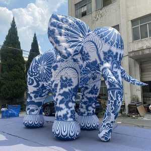 <span class=keywords><strong>Elefante</strong></span> <span class=keywords><strong>Africano</strong></span> Inflable <span class=keywords><strong>Gigante</strong></span> Realista, Modelo de <span class=keywords><strong>Elefante</strong></span> Inflable con Textura de Piel HD para Decoración de Escenarios y Eventos - Product Image 3