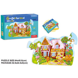 Enfants Puzzle Forme Irrégulière Grande Pièce Papier Puzzle Jouet Éducatif Pour 3 Ans + Jeunes Enfants Cadeau Jeu de Cerveau OEM - Product Image 5