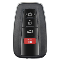 SZMAISHI Coque de clé de voiture télécommandée à 4 boutons pour Toyota, vente en gros d'usine, boîtier de clé vierge, boîtier de clé de rechange