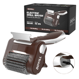 Cepillo Giratorio Recargable de Acero Inoxidable para Barbacoa, Herramienta Doméstica sin Pelusas, Venta al por Mayor - Product Image 3