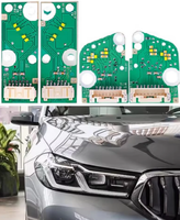Modèle d'apprentissage profond par renforcement, feux de jour LED DRL jaune citron doré à douze tensions pour BMW Série 6 GT G32 21-23