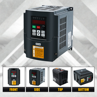 Variador de Frecuencia HLTNC de 1.5KW 2.2KW, Serie HY, 220V, 0-400Hz, para Control de Velocidad de Motor de Husillo CNC