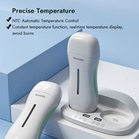 Productos más vendidos Roll on Wax Calentador Depilación Máquina profesional de fusión de cera de doble cartucho con base