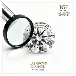 Diamant de laboratoire rond de 1,5 carat, blanc DEF, diamants de laboratoire IGI, diamant créé en laboratoire VVS2 - Product Image 3
