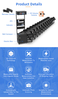 Machine de tri automatique de colis DWS statique, convoyeur à bande de type Z, capacité de 3000 PPH, contrôlée par PLC, compatible API pour la logistique