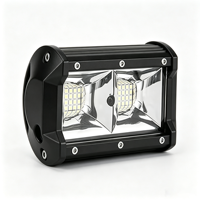 Nouvelle barre lumineuse de travail LED 6,6 pouces 96W, étanche IP68, 12-48V, lampe auxiliaire de conduite tout-terrain pour voiture, camion, chariot élévateur, 3840 lumens, 6000K