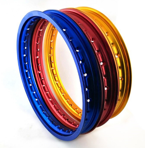 Anodized aluminum wheel rim Motorcycle Sport Racing Dirt Bike Motorbike