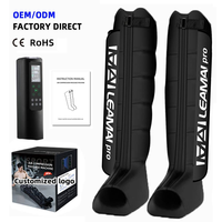 Masseur portable à 6 chambres, machine de massage électrique à compression d'air, thérapie de récupération sportive, bottes de massage pour les pieds et les mollets