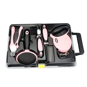 DELE 5 in 1 pet grooming kit tools for dogs and cats dog grooming kit